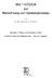 METHODEN zur Berechnung von Gesteinsnormen. von. G. MOLLER und E. BRAUN. 126 Seiten, 17 Bilder und 23 Tabellen im Text;