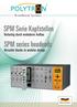 SPM Serie Kopfstellen. SPM series headends. Vielseitig durch modularen Aufbau. Versatile thanks to modular design