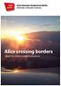 Alice crossing borders. Ideen für (d)ein Auslandsstudium