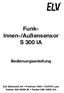 Funk- Innen-/Außensensor S 300 IA