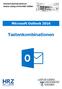 Microsoft Outlook 2016 Tastenkombinationen