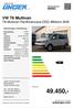 49.450,- VW T6 Multivan T6 Multivan PanAmericana DSG 4Motion AHK. autounger.com. Preis: Unger & Frasch GmbH Neue Straße Kirchheim/Teck