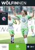 WÖLFINNEN Ausgabe 4 So., , 15 Uhr Allianz Frauen-Bundesliga 5. Spieltag AOK Stadion