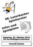 Samstag, 25. Oktober 2014 OZ Derendingen/Luterbach. Organisation: Turnverein Luterbach