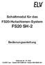 FS20 SH-2. Schaltmodul für das FS20-Hutschienen-System. Bedienungsanleitung