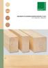 KVH. argumenti za sodoben gradbeni material iz lesa. KVH, Duobalken, Triobalken