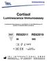 Cortisol Luminescence Immunoassay