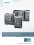 Offene Leistungsschalter. Totally Integrated Power SENTRON. Answers for infrastructure and cities. Projektierungshandbuch Ausgabe 10/2014