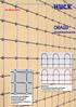 Drahtseilnetze. Dn 2016/2017. DRALO-Netze mit PA-6 (hartes Polyamid) ummantelt, in verschiedenen Farben, Seite 4 5