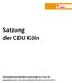Satzung der CDU Köln