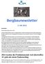 Bergbaunewsletter 3. KW 2015