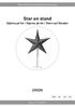 Star on stand Stjärna på fot / Stjerne på fot / Stern auf Stender
