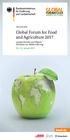 Global Forum for Food and Agriculture 2017