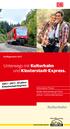 Unterwegs mit Kulturbahn und Klosterstadt-Express : 20 Jahre Klosterstadt-Express