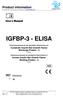 IGFBP-3 - ELISA. Enzymimmunoassay für die quantitative Bestimmung von. humanem Insulin-like Growth Factor Bindungs Protein - 3 Deutsch