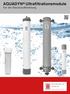 AQUADYN Ultrafiltrationsmodule Für die Wasseraufbereitung