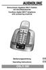 Schnurloses digitales DECT Telefon mit Anrufbeantworter Cordless digital DECT telephone with answering machine