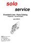 solo service Ersatzteil-Liste / Parts Catalog Flugmotor / Aircraft Engine solo 2350 D