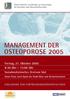 MANAGEMENT DER OSTEOPOROSE 2005