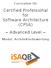 Certified Professional for Software Architecture (CPSA) Advanced Level