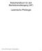 Modulhandbuch für den Bachelorstudiengang (NF) Lateinische Philologie. Uni Trier_FB II_BA_Latein_NF_Modulhandbuch 1