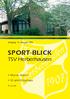 Jahrgang 14 Ausgabe 2/09. SPORT-BLICK TSV Herberhausen. Mission Olympic 25 Jahre Bürgerhaus u.v.m.