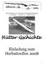Mitteilungsblatt der IG Albatros Oldtimersegelflugzeuge 15. Jahrgang Heft Nr. 30 Oktober Hütter-Gschichte