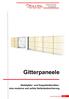 Gitterpaneele. Stabilgitter- und Doppelstabmatten: eine moderne und solide Geländeabsicherung 1/10.