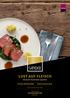 LUST AUF FLEISCH. Stück für Stück beste Qualität. Fleisch-broschüre gültig ab 04/2018. Ideen für die Küche von morgen.