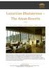 Luxuriöse Bhutanreise The Aman Resorts