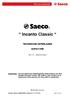 Incanto Classic TECHNISCHE UNTERLAGEN SUP021YNR. REV 01 - Stand 02/2005