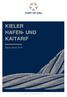 KIELER HAFEN- UND KAITARIF