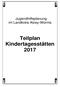 Jugendhilfeplanung im Landkreis Alzey-Worms. Teilplan Kindertagesstätten 2017