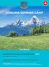 Ecole Lémania LEMANIA SUMMER CAMP SCHWEIZ. - Neues IELTS PROGRAMM / Englisch- und Französisch-Intensivkurse - AKTIVITÄTEN