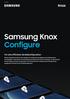 Samsung Knox Configure