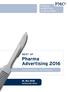 best of Pharma Advertising 2016 Ausschreibung - Einreichung 19. Mai 2016 Sofiensäle Wien