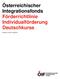 Österreichischer Integrationsfonds Förderrichtlinie Individualförderung Deutschkurse. Version 2 vom