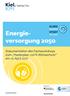 Energieversorgung. Dokumentation des Fachworkshops zum Masterplan 100 % Klimaschutz am 12. April kiel.de/klimaschutz