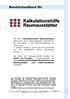 Benutzerhandbuch für: Kalkulationshilfe Raumausstatter Kaiser edv-konzept Landesverband Baden-Württemberg des Raumausstatter- und Sattlerhandwerks