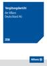 Vergütungsbericht der Allianz Deutschland AG