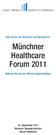 Münchner Healthcare Forum 2011