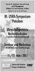 III. USRA-Symposium Potsdam