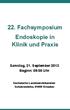 22. Fachsymposium Endoskopie in Klinik und Praxis