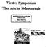 Viertes Symposium Thermische Solarenergie