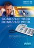COMfortel 1500 COMfortel 2500