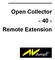 Open Collector Remote Extension