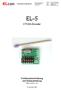 EL-5. ELcon. CTCSS-Encoder. Funktionsbeschreibung und Einbauanleitung. SMD Version 1.0a. Consulting & Engineering. Telefon Fax  Shop