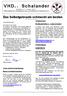 VHDe.V. - Schalander Ausgabe 12 - Januar 2010 Mitteilungsblatt der Vereinigung der Haus- und Hobbybrauer in Deutschland e.v.