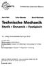 Technische Mechanik. Statik Dynamik - Festigkeit. turopa-nr.: jdüsselberger. 10., völlig überarbeitete Auflage 2014
