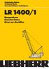 Technische Daten Technical Data Caractéristiques techniques LR1400/1. Raupenkran Crawler Crane Grue sur chenilles